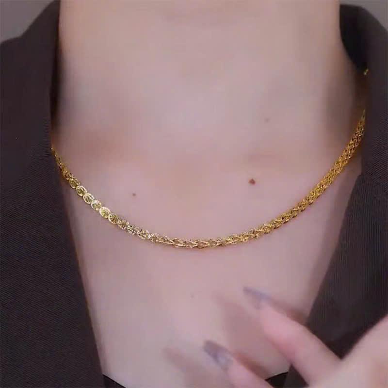 D41 - สร้อยคอ ฟีนิกซ์สีทองที่สวยงาม