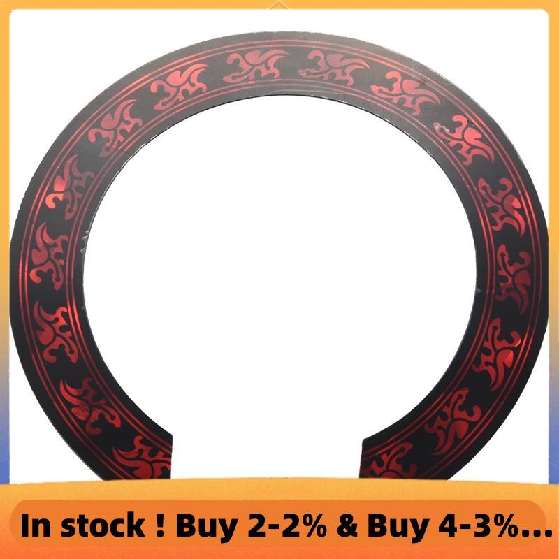 1 ชิ้น Soundhole Rosette Decal สติกเกอร์สีแดงรูปแบบสําหรับกีตาร์คลาสสิกอะคูสติกเปลี่ยนชิ้นส่วน