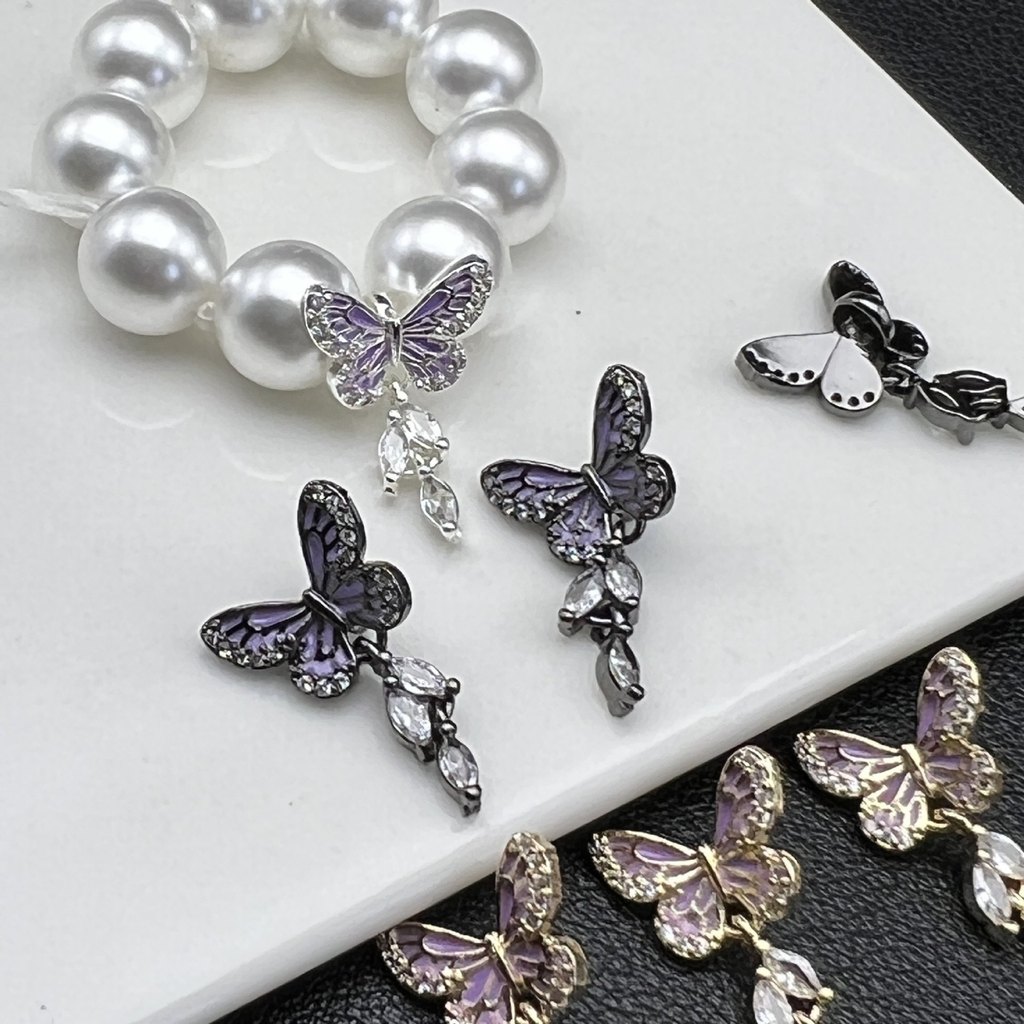 Spacer และลูกปัด 14k สีม่วง สำหรับงาน DIY