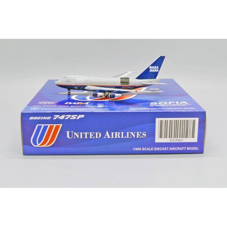 สินค้าใหม่ JC Wings XX4963 Sophia Airlines B747SP N145UA 1: 400 รุ่นโลหะผสม