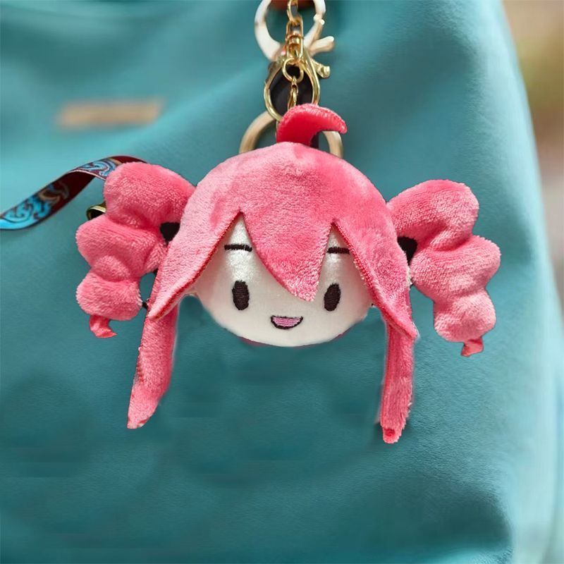 พร้อมสต็อก Accent tepo Plush Dumpling จี้ Accent Phat kasane teto Merchandise รุ่น Q ตุ๊กตาพวงกุญแจจ