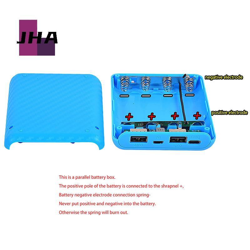 [JHA] 4 Slots Box Case DIY Power Set Material Solderless Power Supply Housing For Home Go Out And Oc