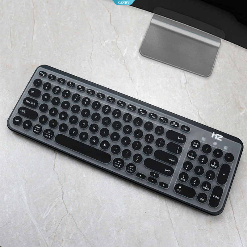 ผิวคีย์บอร์ดกันฝุ่นแบบเต็มสําหรับคีย์บอร์ด Logitech K780, Fude ik6630, Ajazz 325I [ZK]