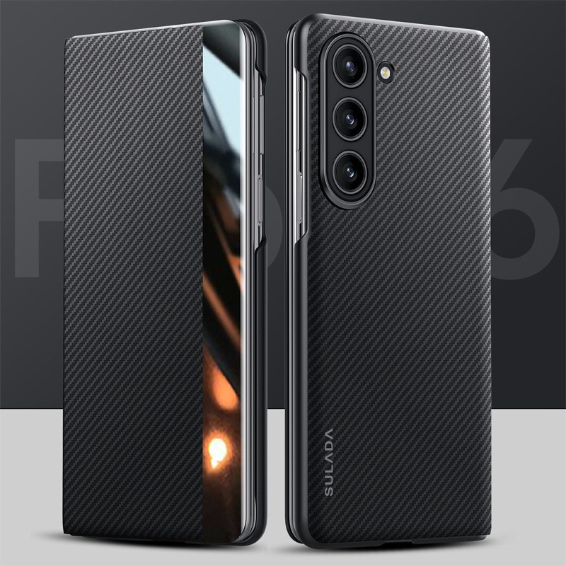 ใหม่สําหรับ Samsung Galaxy Z Fold7 เคสโทรศัพท์ Fold7/6/5/4 แม่เหล็กพลิกสมาร์ทหนังกรณี Fold7 Kailaf รูปแบบ shell