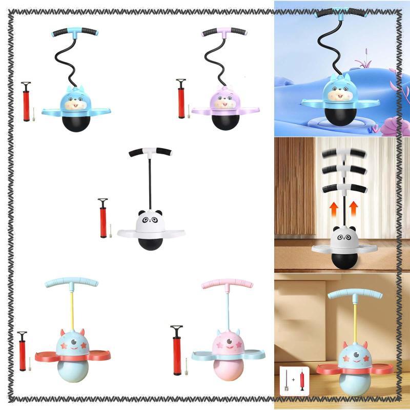 ลูกพองโกร Ball พ่วงที่จับ ของขวัญสำหรับเด็ก รองพืดกระโดด Pogo Jumper