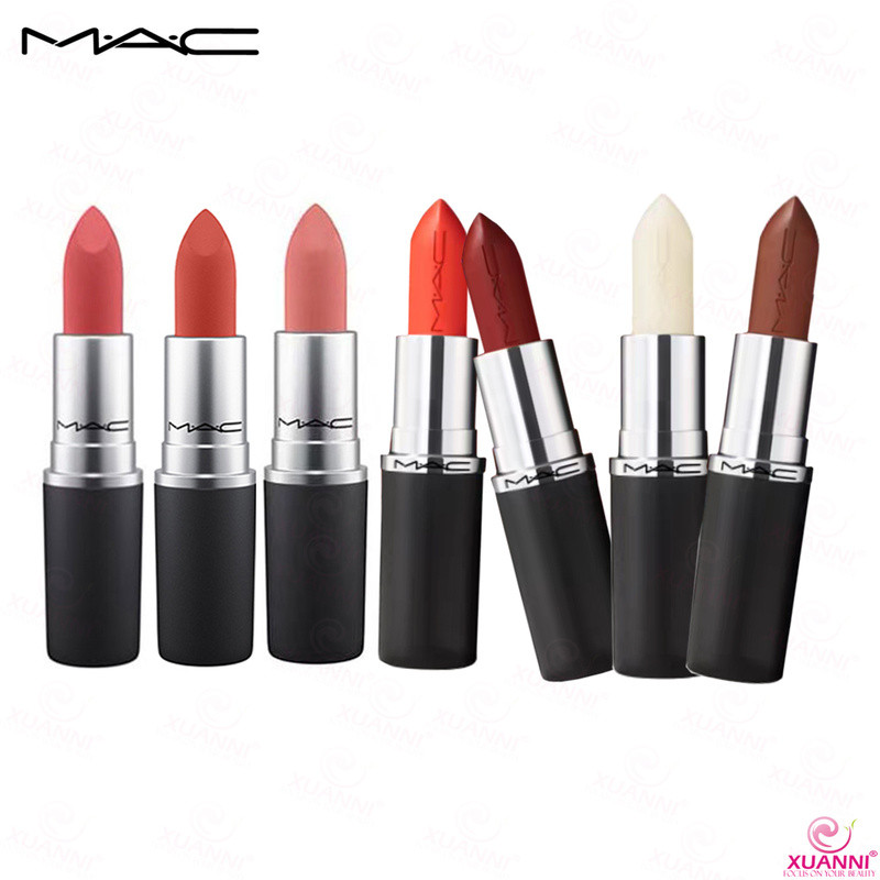 ใหม่ ซาตินแสง 834 Frosted ลิปสติกร้านค้าพิเศษ Mac Meike Youwu ฤดูใบไม้ผลิลิปสติก 316 นุ่ม mist peppe