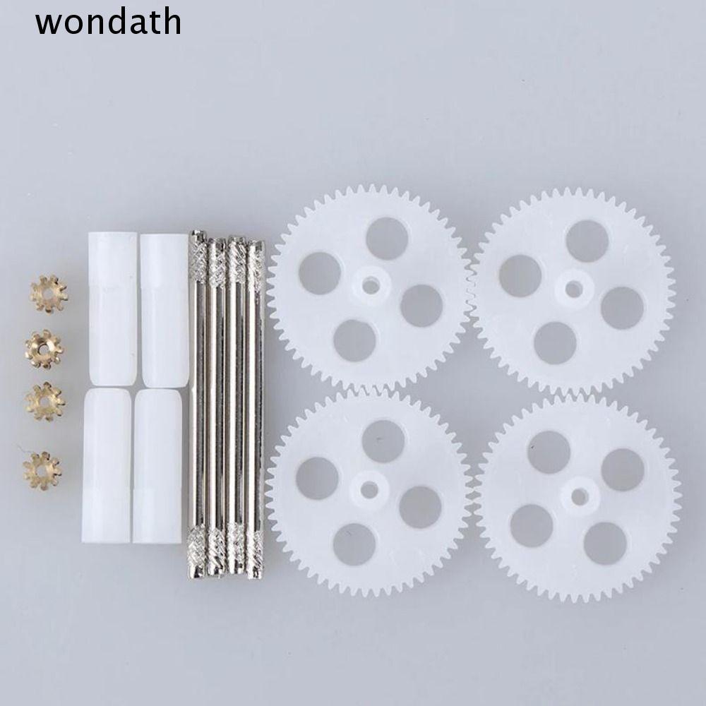 WONDA RC Quadcopter Drone อะไหล่,สีขาวทนทานเกียร์มอเตอร์เกียร์,พลาสติกและทองแดงทองแดงเกียร์อุปกรณ์เส