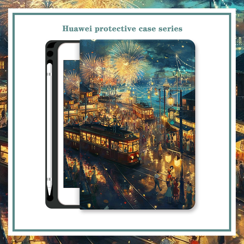 สําหรับ Huawei MediaPad M5 Lite / T5 10.1 นิ้ว & M5 M6 8.4 10.8 นิ้ว, ยังเหมาะกับ MatePad Air 11.5S, SE 11 2024, T10/T10s, MatePad Pro 12.6 13.2 2025 12X Matepad mini 8.8 inch Air 11.5 S 2025 2026 SE 11 2024 Air12 12X M5 M6 case