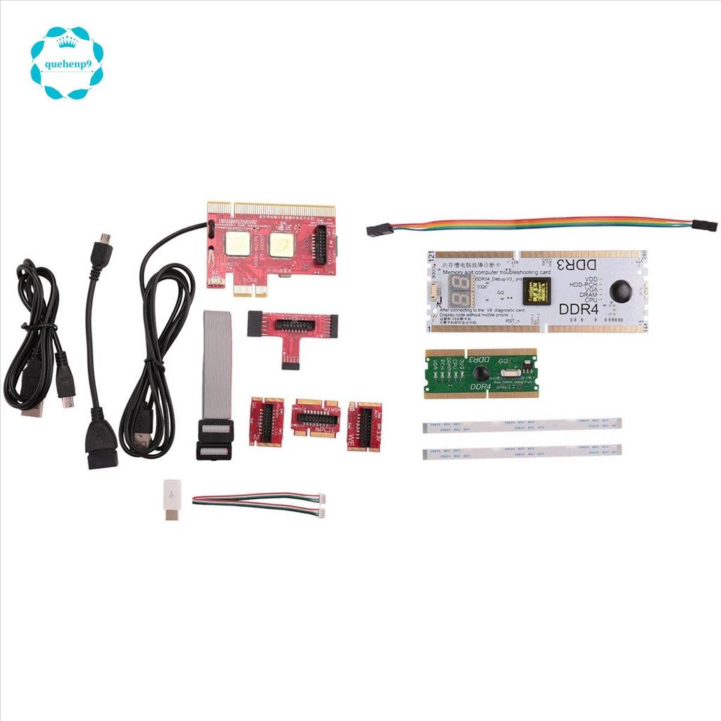 [Fast Q9]V8 แล็ปท็อปเดสก์ท็อป PC Universal Diagnostic Test Debug โพสต์การ์ดสนับสนุนสําหรับ PCI PCI P