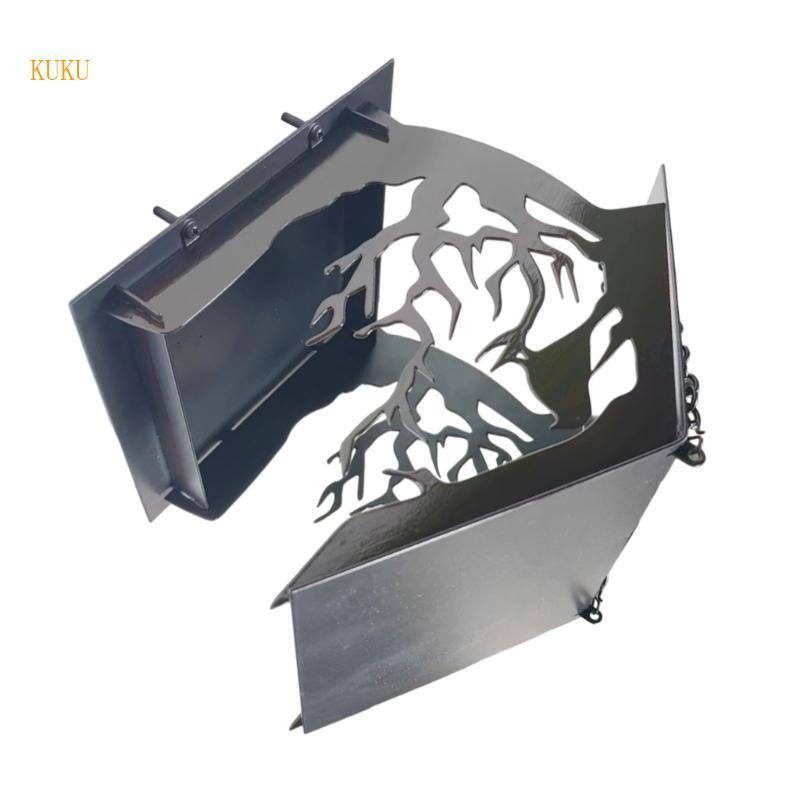 KU* ขนาดใหญ่ความจุ Bird Feeders Treehouse รูปร่างถาด Feeders สําหรับกลางแจ้งแขวน Treat ถาด Birdwatch