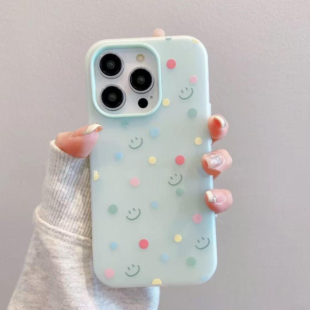 เคสโทรศัพท์มือถือ เคสไอโฟน ดูดีเรียบง่ายลายน่ารัก เหมาะสำหรับ iphone 11 17 16 Pro Max XR 12 13 14 15 #082