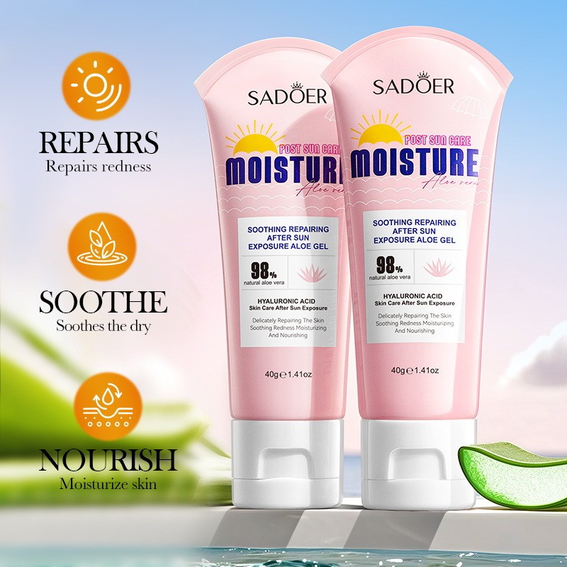 After Sun Soothing Repair Aloe Vera Gel Moisturizing Hydrating Aloe Vera Gel