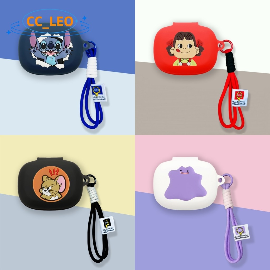 Case for JBL SENSE Pro Cute Silicone Soft Case Cartoon Lanyard Suitable for JBL SENSE Pro Shockproof