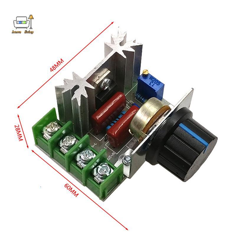 [Onw] 2000W SCR Voltage Regulator Speed Controller Thermostat Voltage Regulator Module [th]