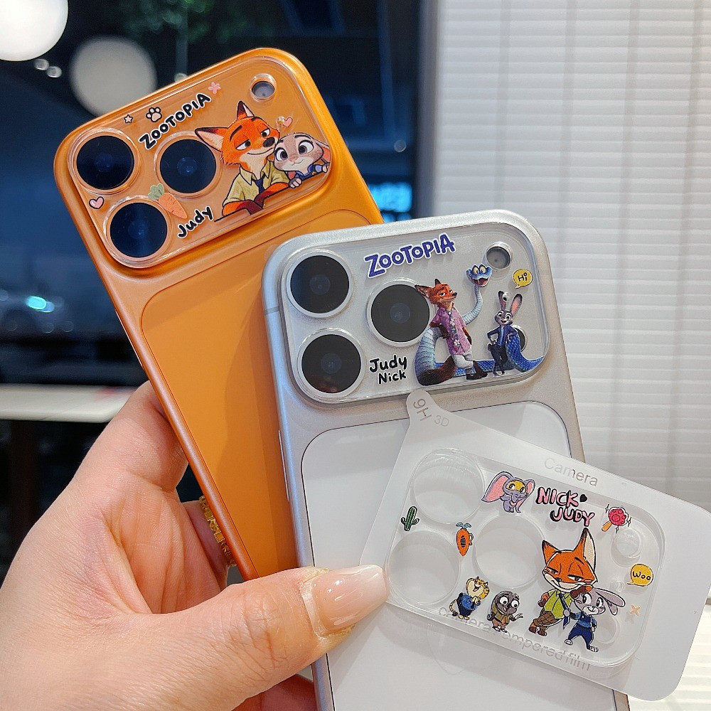 น่ารัก Fox Rabbit Star เลนส์กล้องสําหรับ iPhone 17 Pro Max 16 Pro Max 15 Pro Max 14 Pro Max กล้องกระจกนิรภัยโปร่งใส