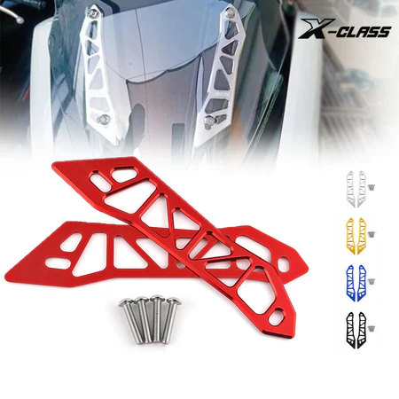 วงเล็บกระจกหน้ารถสําหรับ YAMAHA NMAX V2 กระจกรถจักรยานยนต์พร้อมสกรูผู้ถือกระบังหน้า