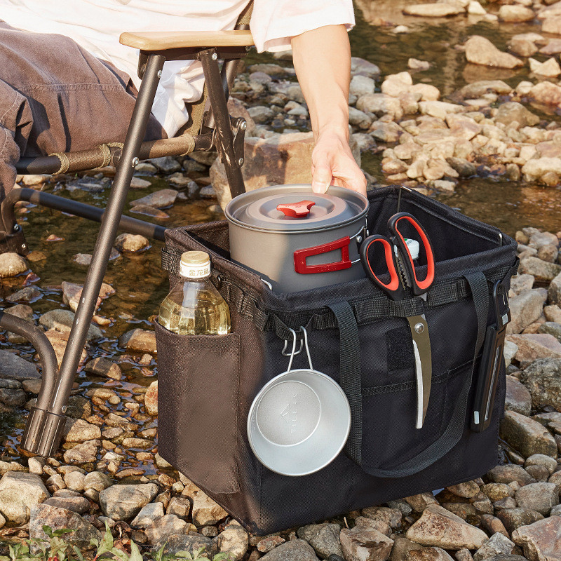 Outdoor Folding Storage Box Camping Multifunctional Storage Bag Storage Tool Bag Large Capacity Tote