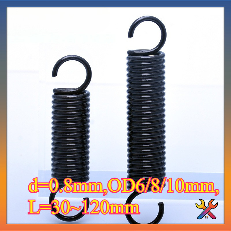 สปริงYX-เหล็กเปิดปากd=0.8mm,OD6/8/10mm,L=30~120mm YCD(-Y)