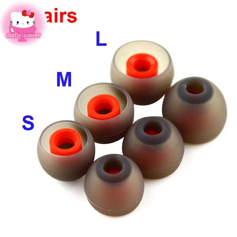 Alittlesearcer 3 คู่ (6 ชิ้น) LMS In Ear Tips หูฟังหูฟังซิลิโคน Eartips/หู/หูสําหรับ DT600/F3/M6/DB3