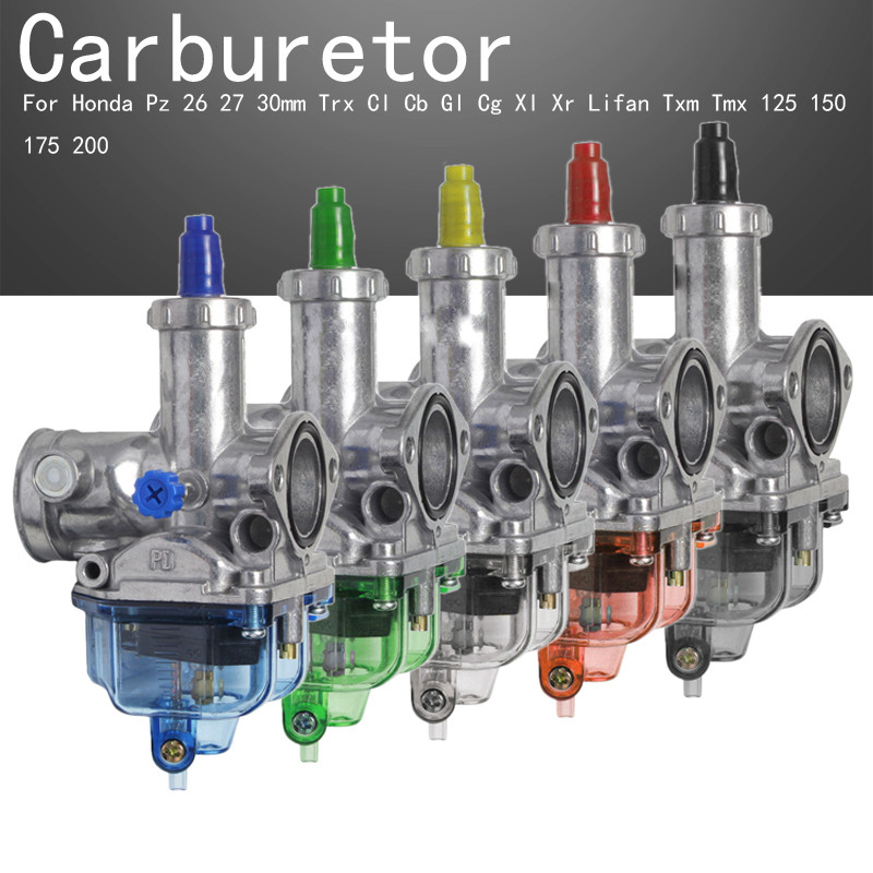Carburetor For Honda Pz 26 27 30mm Trx Cl Cb Gl Cg Xl Xr Lifan Txm 125 150 175 200