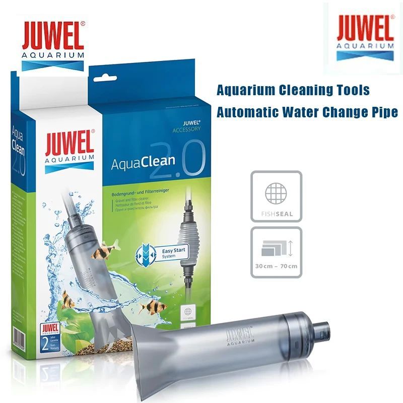 JUWEL Aqua Clean 2.0 เครื่องมือทําความสะอาดตู้ปลาท่อเปลี่ยนน้ําอัตโนมัติมือเต็มรอบสูบน้ําซักผ้าทราย