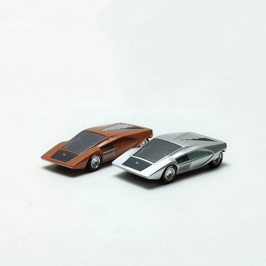 [สต๊อกพร้อม] ENGUP 1/43 Lancia Lancia Stratos Zero 1970 Resin Concept Car Model Brand New Ready Stoc