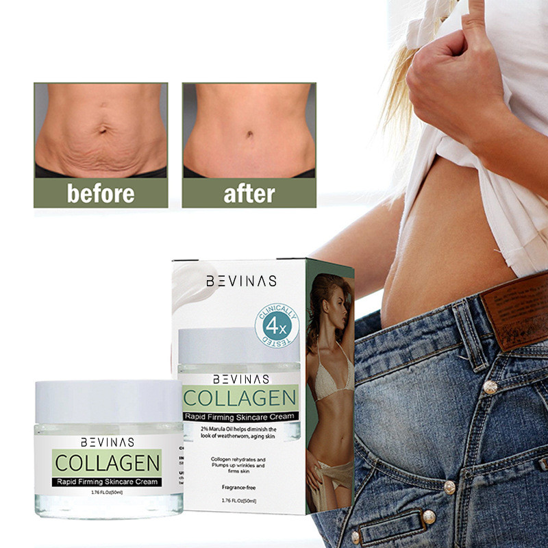 ขายร้อน#BEVINAS Collagen Slimming Cream Abdomen Firming Abdomen Body Shaping Massage Cream พิเศษสําห