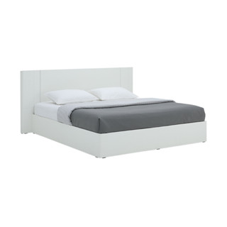 INDEX LIVING MALL เตียงนอน รุ่นเมลตัน ขนาด 6 ฟุต - สีขาว