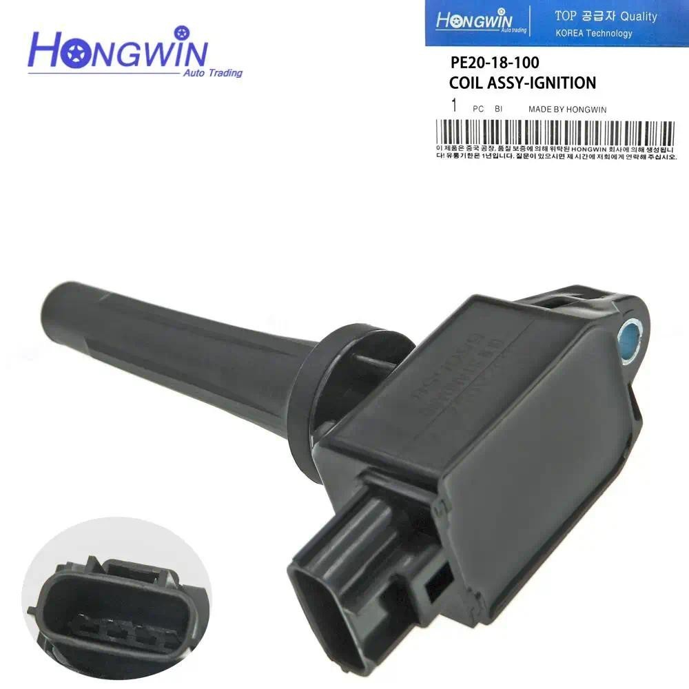 PE20-18-100 PE20-18-100A คอยล์จุดระเบิดสําหรับ Mazda CX-5 3 6 2.0L 2.5L 2011-2015 OEM ไม่มี # PE2018