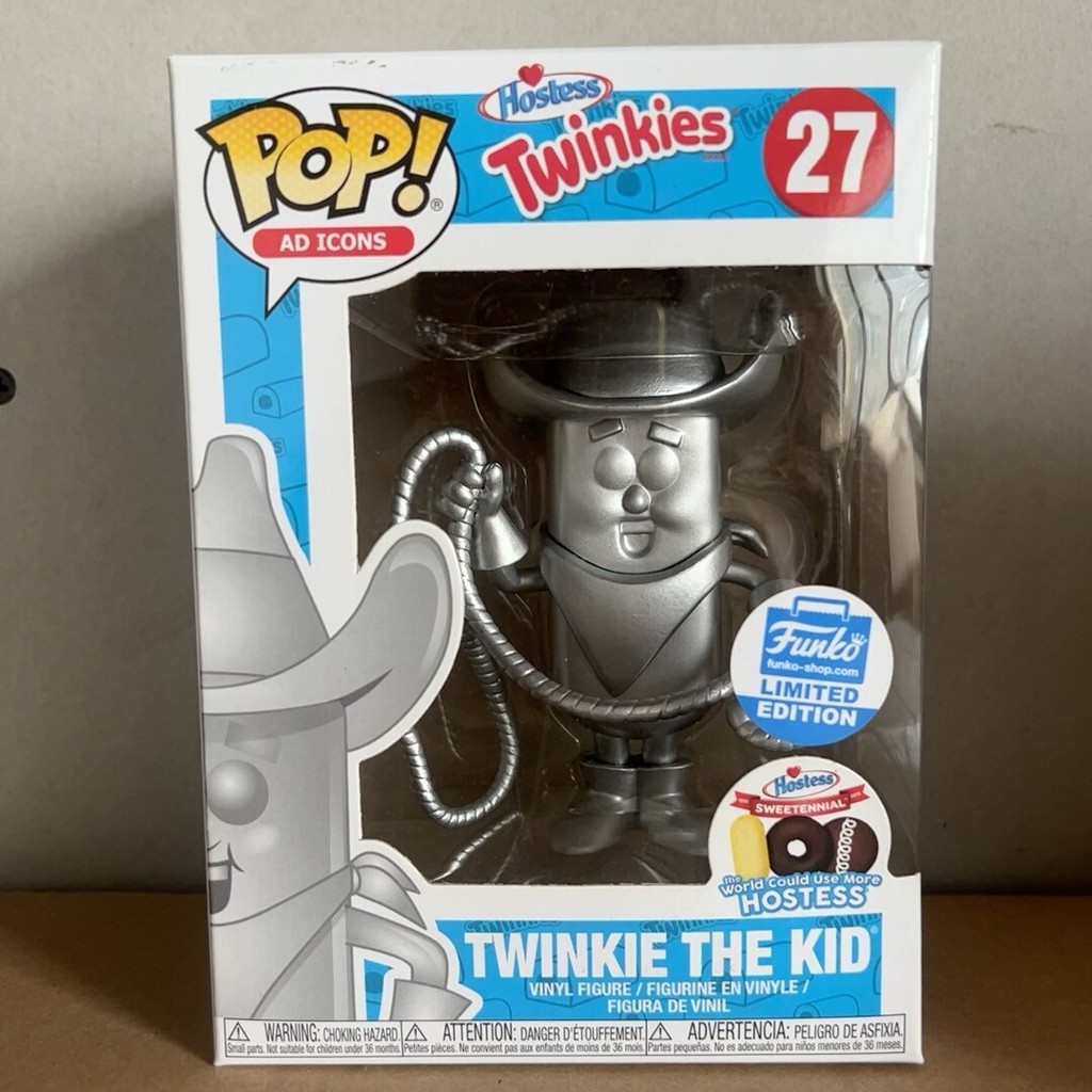 [คลังสินค้าพร้อม] FUNKO POP 27#B1 Hostess Twinkies TWINKIE THE KID กล่องบรรจุภัณฑ์จํากัดข้อบกพร่องกล