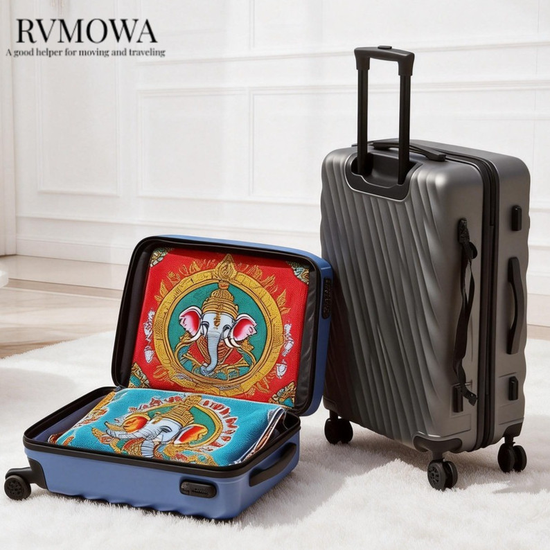 RVMOWA (จัดส่งในวันเดียวกันจากประเทศไทย) Warranty period：3 กระเป๋าเดินทางล้อลากขนาด 20 24ความจุขนาดใหญ่ การขึ้นเครื่อง