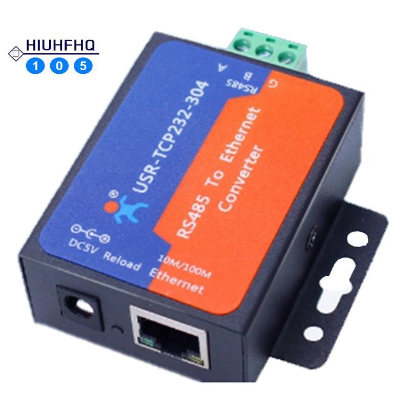 Hiuhfhq1061 PCS Modbus Serial Port RS485 to Ethernet Converter Module Server - TCP232-304 การส่งข้อม