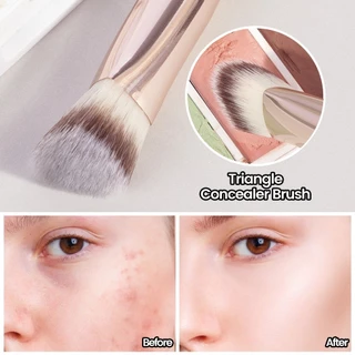 MAANGE แปรงสามเหลี่ยม แปรงคอนซีลเลอร์ คอนซีลเลอร์ ปกปิดรอยคล้ำ รอยสิว ฝ้ากระได้เรียบเนียน