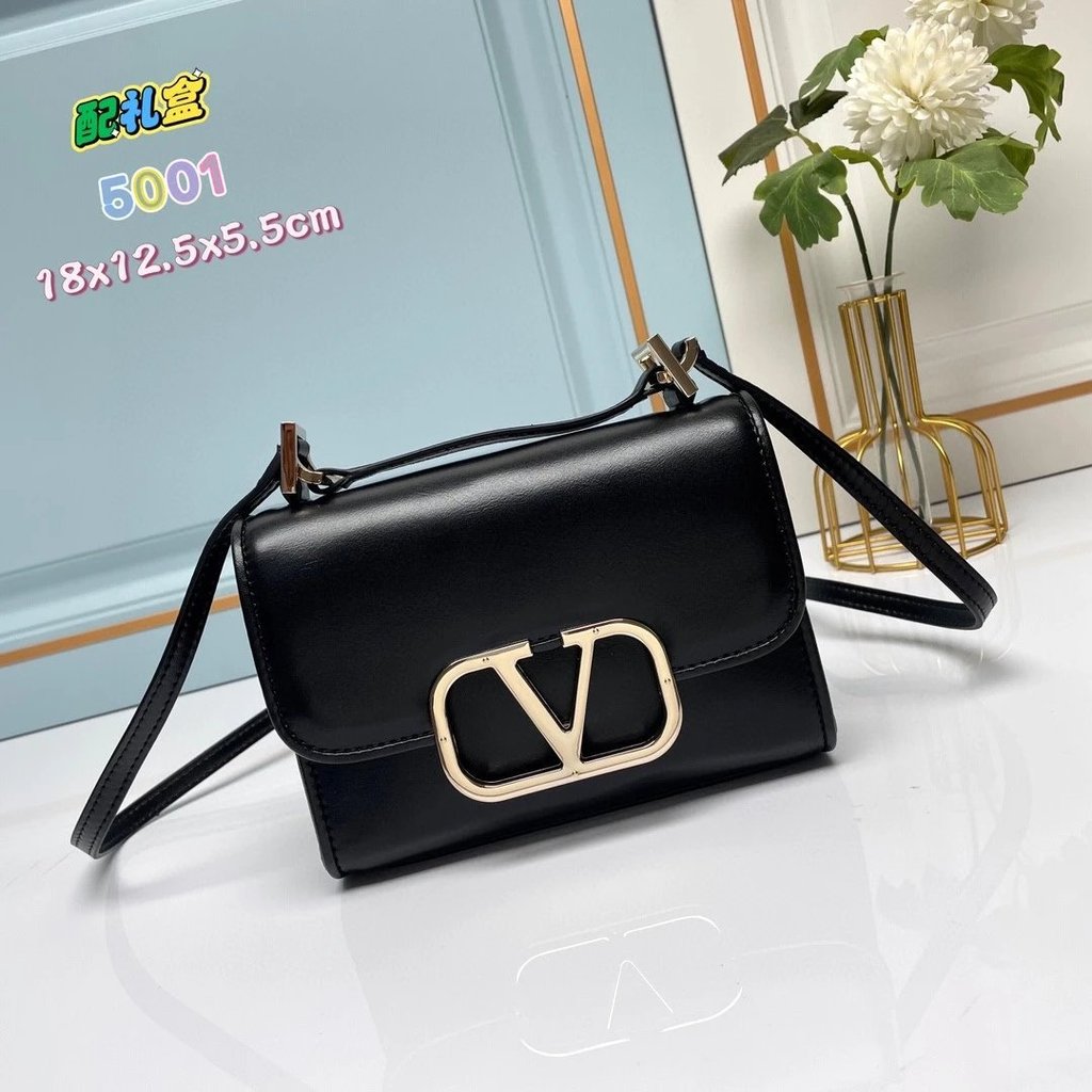 Warren Tiannu Cowhide Tofu Bag Shoulder Messenger Flap Bag