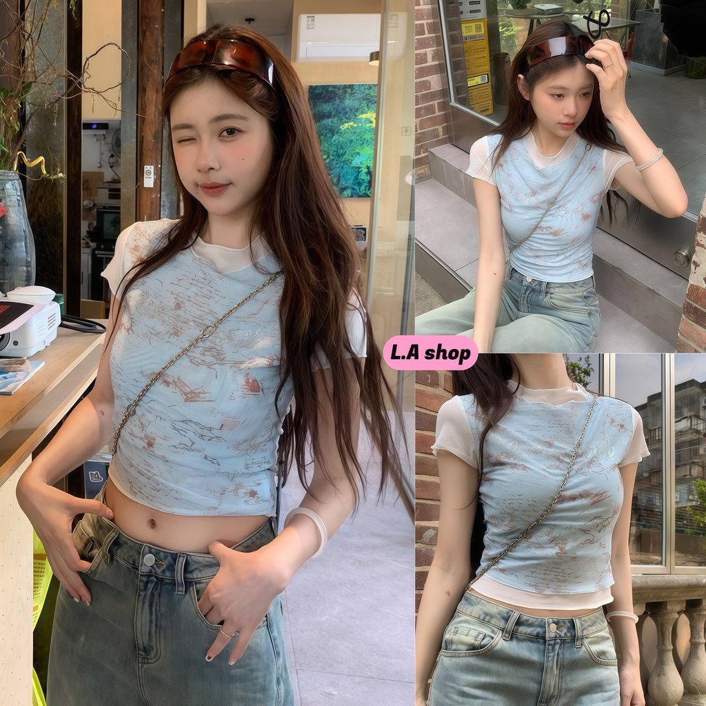 L.A Shop★เสื้อคุณภาพดี มาใหม่ เสื้อผู้หญิง เสื้อกล้าม2ชั้น แขนกุด สีสันสดใส สไตล์เกาหลี FY5079-0