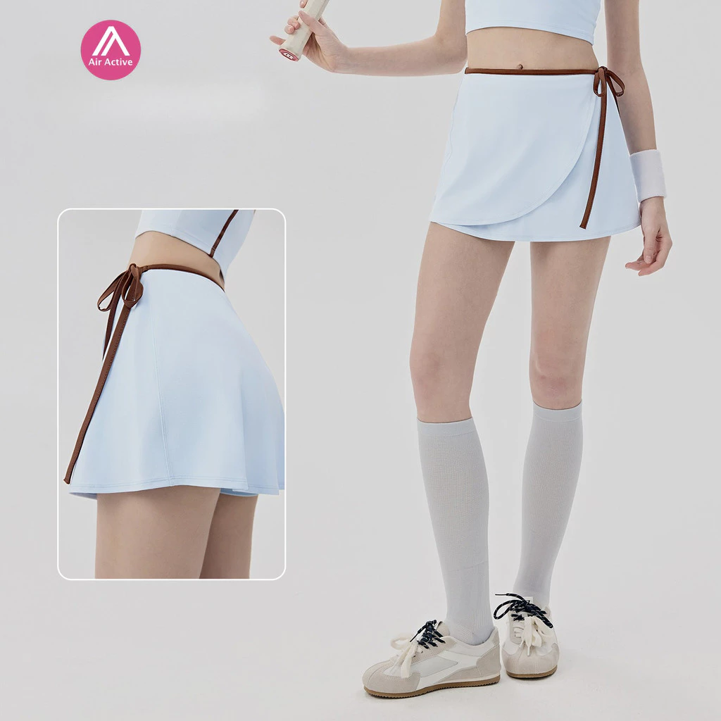 AirActive กระโปรงกีฬาสำหรับเทนนิสผู้หญิง ดีไซน์ทันสมัย มีกระเป๋ารองรับของใช้ พกพาสะดวกสำหรับการออกกำลังกาย