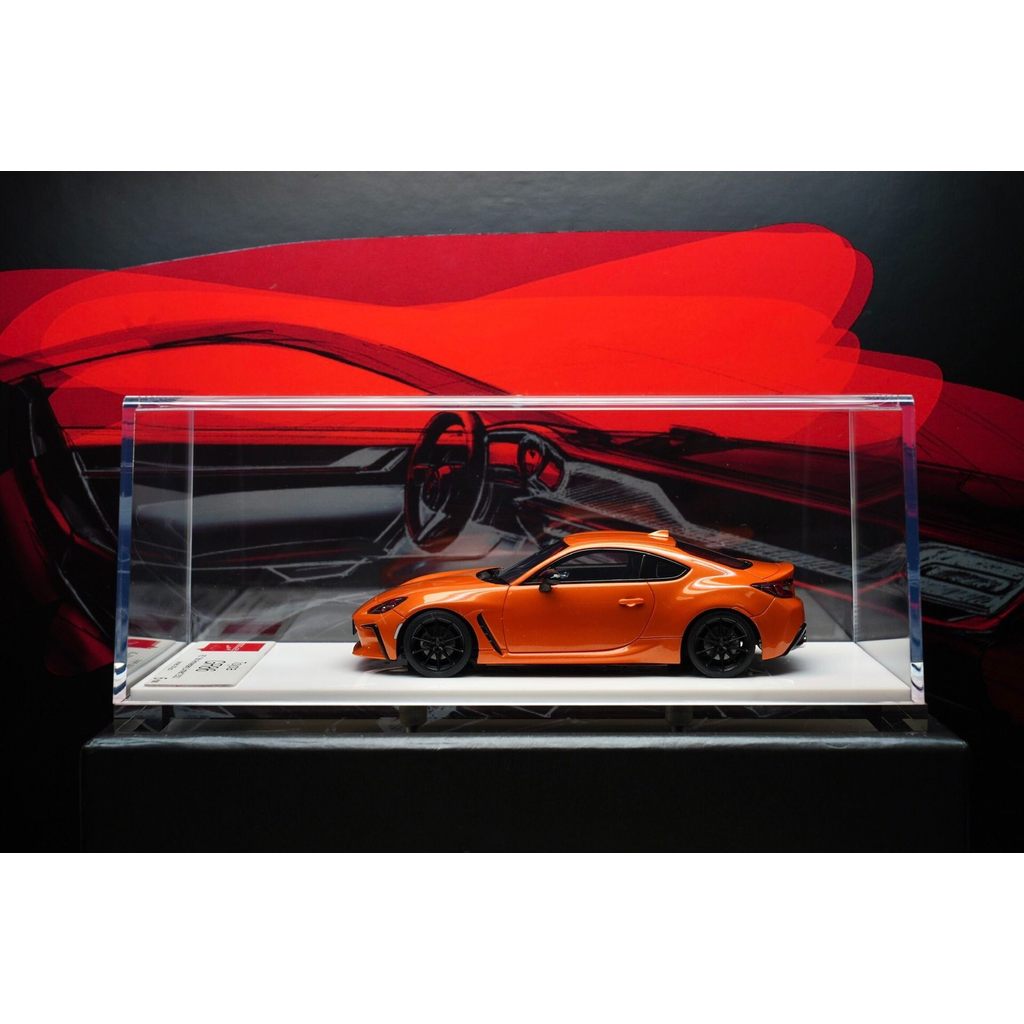 [คลังสินค้าพร้อม] สต็อกพร้อมใหม่เอี่ยม!ข้อเสนอพิเศษ!MAKE UP 1: 43 Toyota GR86 (RZ) 2022 โมเดลรถเรซิ่