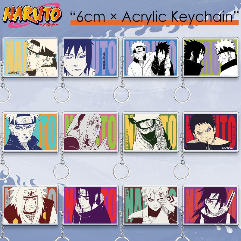 NARUTO 6 ซม.อะคริลิคพวงกุญแจ Uzumaki Naruto อะนิเมะกระเป๋าตกแต่งของขวัญ