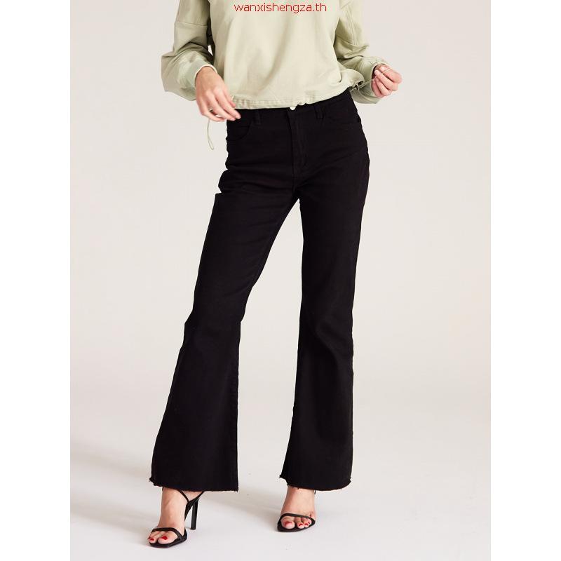 กางเกงยีนส์ผู้หญิง ® Women's 318 Shaping Wide-Leg Jeans