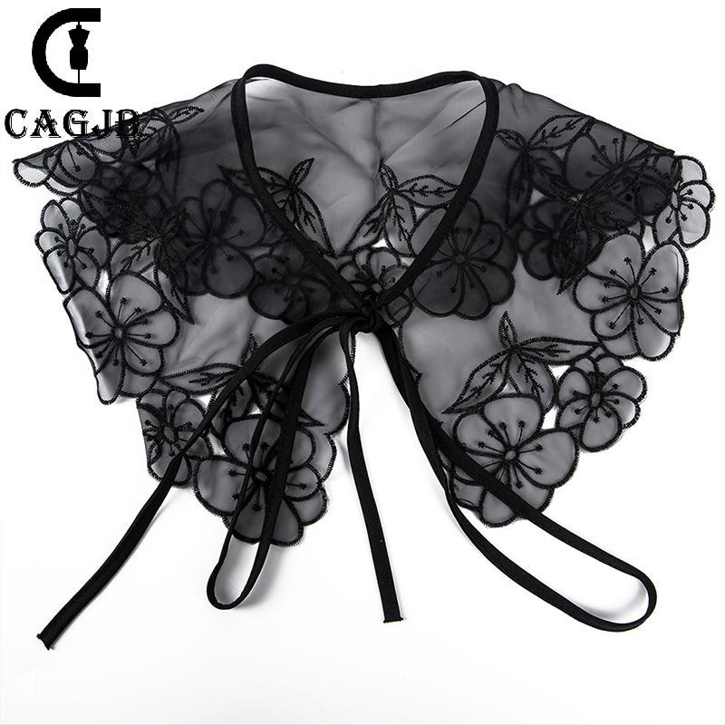 [CAGJB] เสื้อเชิ้ตปก Nelace สุภาพสตรีเสื้อคอปกเท็จเสื้อผ้าเสื้อยืดครึ่งเทียม UOM