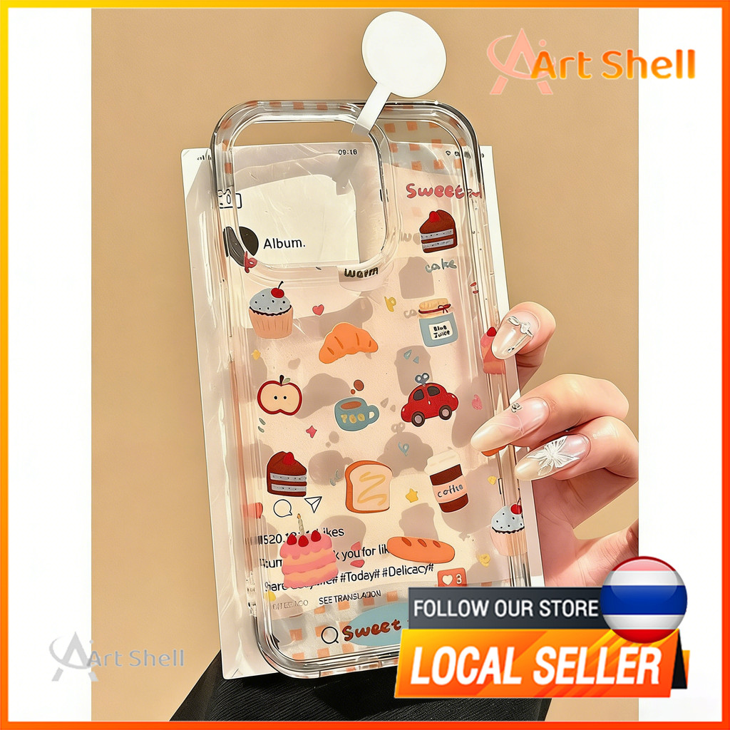 โปร่งใส จัดส่งจากประเทศไทย แมวและสุนัขสีดำ for iPhone เคสไอโฟน17 11 12 13 14 15 16 PLUS PRO MAX X XS MAX XR 7/8PLUS – โปรปัง