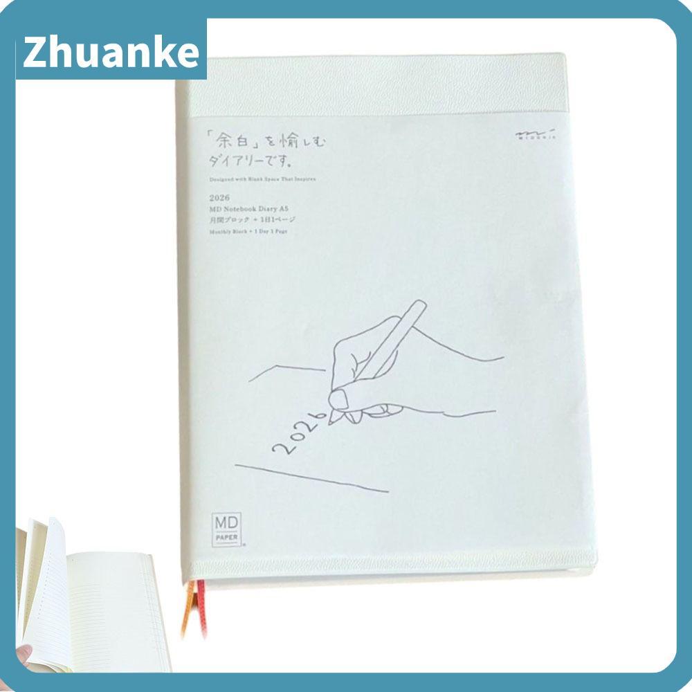 ZHUANKE 2026 Planner พร้อมปฏิทินที่จะทํารายการสมุดบันทึกนักเรียน A6 Daily Planner นักเรียน