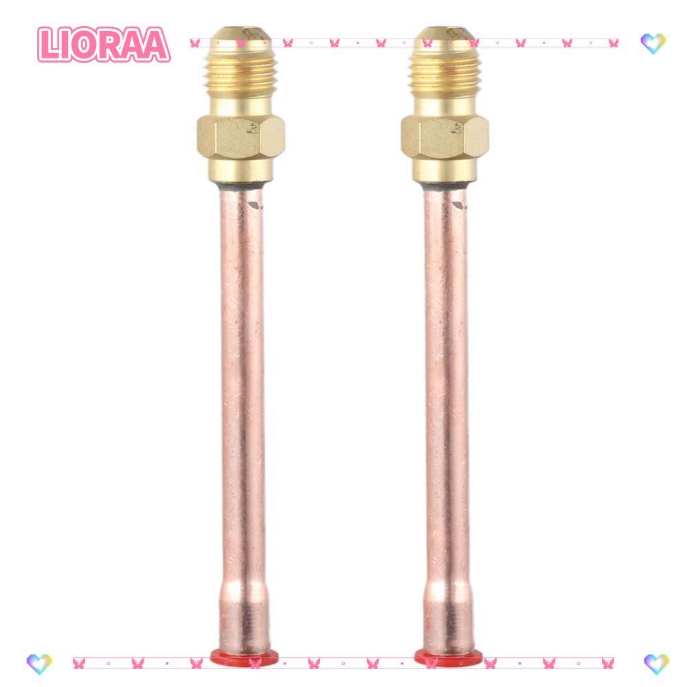 ลิโรร่า‌A 5 ชิ้นข้อต่อท่อทองเหลือง,ทองเหลือง 1/4 SAE Flare Connector,A/C mini split พร้อมท่อทองแดงเค