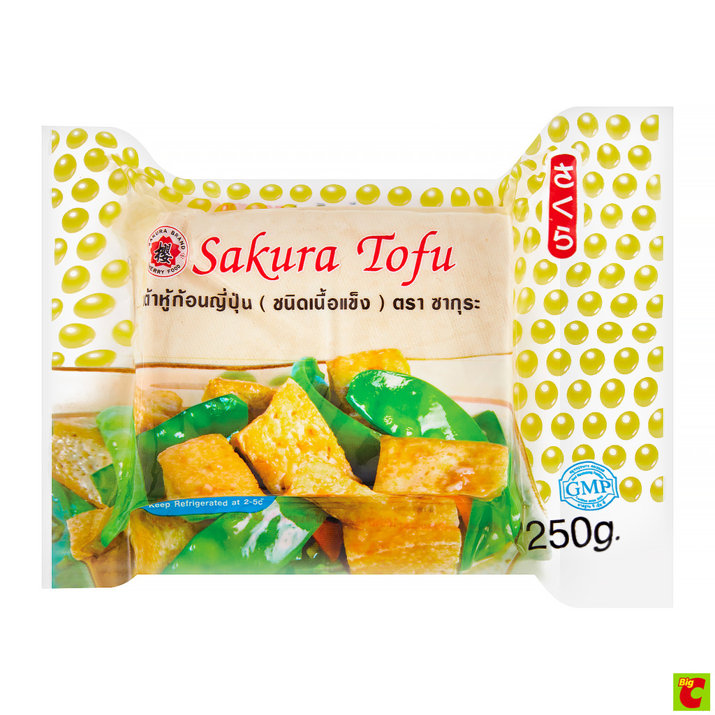 ซากุระ เต้าหู้ก้อนญี่ปุ่น ชนิดแข็ง 250 ก.