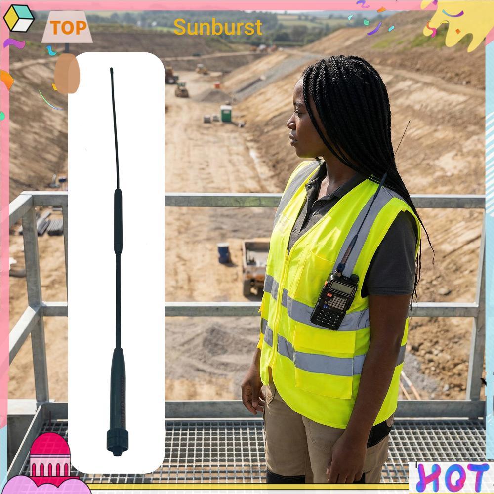 144/430 MHz Dual-Band Handheld BNC เสาอากาศสําหรับ Baofeng UV5R Quansheng UV-K6 Walkie Talkie Soft เ