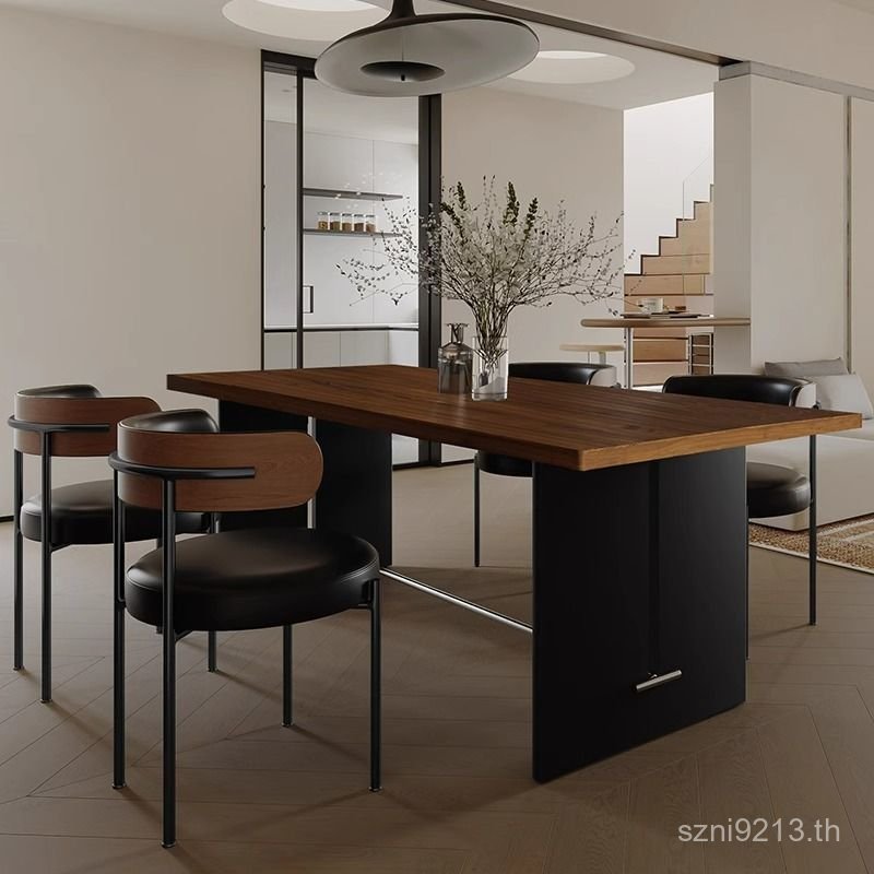 สีพีชโต๊ะทํางานเก้าอี้โต๊ะอาหารโต๊ะหยานหูสี่เหลี่ยมที่เรียบง่ายคณะกรรมการโบราณรวมกันกลางคณะกรรมการขน