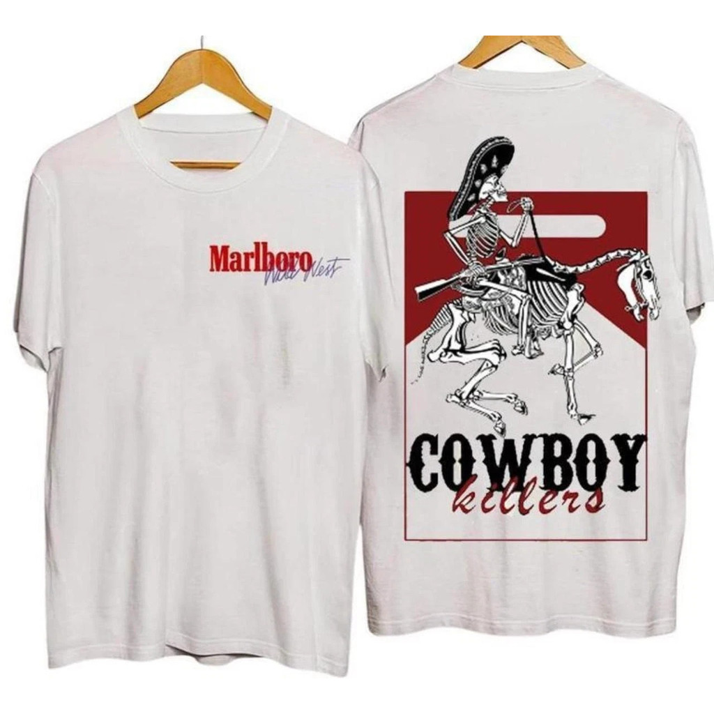 100% Cotton Retro 1990s Marlboro Mens Unisex T-Shirt-