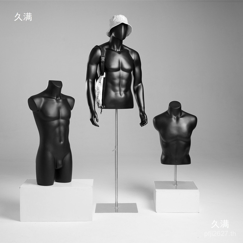 Upper Body รุ่นผู้ชายสีดําผู้หญิงกางเกงผู้ชายครึ่ง Body รุ่น Dummy Body Lower Body ขาตั้งจอแสดงผล AP
