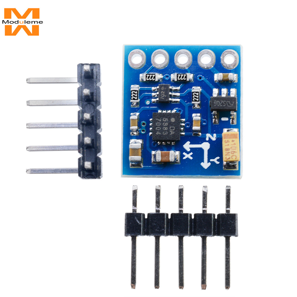 GY-271 QMC5883P โมดูลโมดูลเข็มทิศอิเล็กทรอนิกส์ 3 แกนเซ็นเซอร์แม่เหล็ก