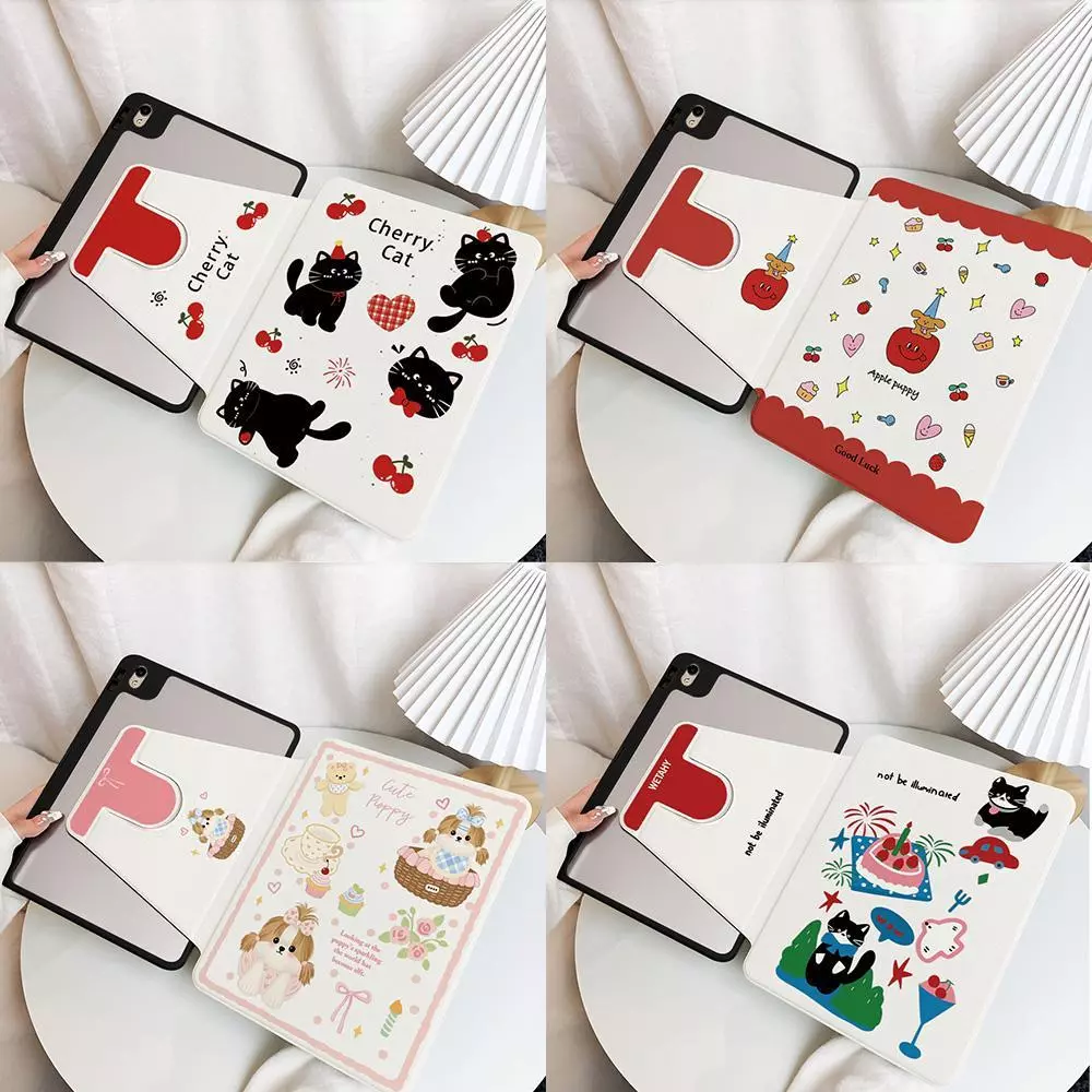 เคสหมุนได้ 360 องศา สำหรับ For Samsung Tab A9 A11 A9 Plus A11 Plus S9 S9 FE S10 FE S9 Plus S9 FE Plus S7 Plus S8 Plus S6